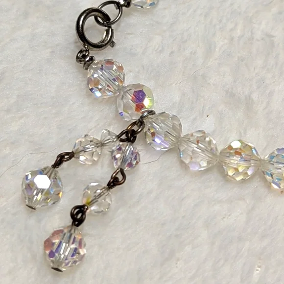 Sparkly Auroa Borealis Crystal Beaded Bracelet - Picture 6 of 6